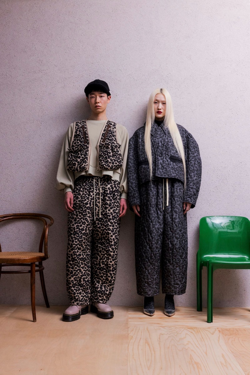 Padded Quilted Leopard Jacket