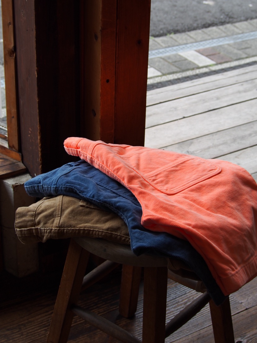 Corduroy Pigment dyed Short Pants